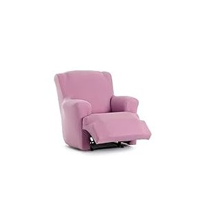 EYSA Housse de canapé bi-élastique pour Fauteuil Relax inclinable Couleur Rose Design Harlem