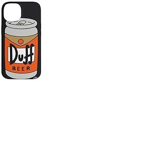 The Simpsons Duff Beer Noir Coque pour iPhone 14