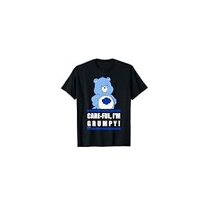 Care Bears Grumpy Bear Care-Ful I'm Grumpy Collegiate Text T-Shirt