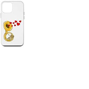 Soubassophone Saint-Valentin Cuivres Mariage Coque pour iPhone 12 mini