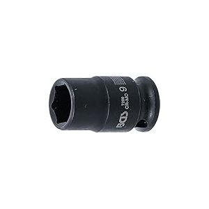 BGS 7289 | Douille à choc, six pans | 6,3 mm (1/4") | 9 mm