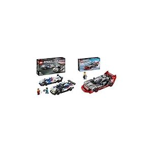 LEGO Speed Champions Voitures de Course BMW M4 GT3 et BMW M Hybrid V8, Véhicules Jouet pour Enfants & Speed Champions Voiture de Course Audi S1 e-Tron Quattro Véhicule Jouet