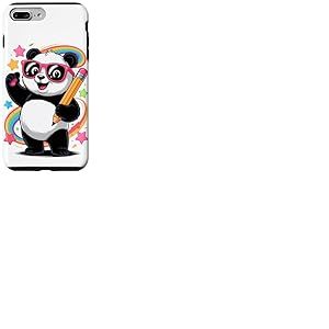Retour À L’École Panda Ours Élève De Primaire Pandas Coque pour iPhone 7 Plus/8 Plus