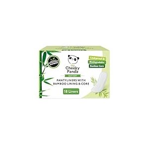 The Cheeky Panda Protège-Slips Bio | Ultra Fins et Confortables | 18 Protège-Slips en Bambou | Doux pour la Peau et Absorbants
