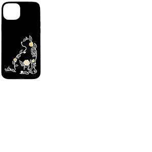 University Varsity-Gold Flower Cat Varsity-Gold Coque pour iPhone 15 Plus