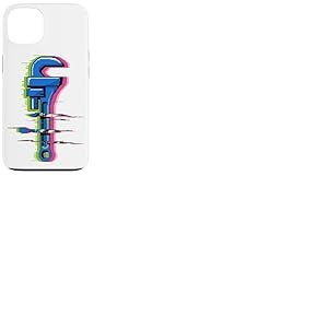 Glitch Art Plombier Clé Tuyauterie Tuyau Drain Coque pour iPhone 13