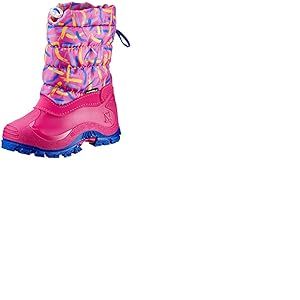 Spirale Sydney Snow Boot pour Fille, Bottes de Neige Enfant, Feutre Double Couche et Laine Naturelle Douce, Mixte Enfant, Fuchsia, 29 EU