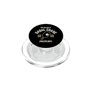 The Village of Sabal Chase Pickleball Design vieilli PopSockets PopGrip pour MagSafe