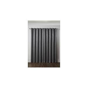 Emma Barclay Ambiance Rideau occultant Thermique &agrave; &oelig;illets - Motif Relief 3D avec Revers r&eacute;fl&eacute;chissant - Anthracite - 116 x 183 cm