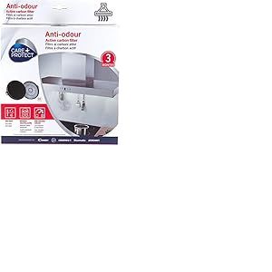 CARE + PROTECT Filtres à Charbon Actif Anti-Odeur Compatibles (210x35mm, 340gr, Type 210)