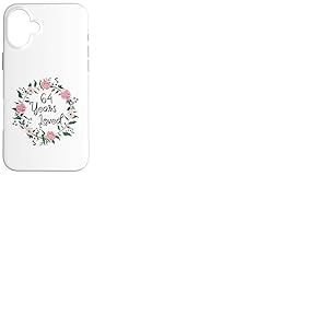 64 Years Loved Men Women Floral 64 Year Old 64th Birthday Coque pour iPhone 16 Plus