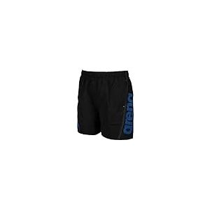 arena Short de Bain Fundamentals Logo Homme, Maillot de Bain Plage en Tissu Doux à Séchage Rapide, avec Slip Intégré en Maille Filet