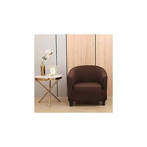 LEONEBEBE Housse de Chaise de Club, Housse de Chaise en Tub Extensible avec Fond &eacute;lastique Universel en Tissu pour Fauteuil de Bar, comptoir de Salon (caf&eacute;)