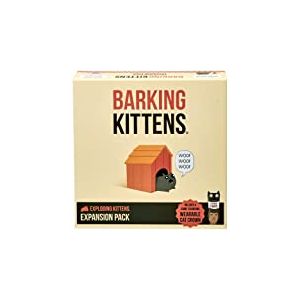 Exploding Kittens Pack d'extension Barking Kittens par Exploding Kittens - Jeux de cartes pour adultes, adolescents et enfants - Jeux familiaux amusants - Version Anglaise