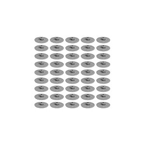 cyclingcolors 50x Cache vis capuchon Plastique t&ecirc;te Plate CHC et FHC 15mm 6 pans Creux Allen SW4 Hexagonal protection bouchon recouvrement meuble, gris RAL 9007