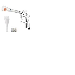 VEVOR Pistolet Nettoyage Voiture à Air Haute Pression 6-9,2 bars avec 2 Buses, Tuyau Rotatif Caoutchouc, pour Élimination Saleté Poussière Surface, Fonctionne avec Compresseur d'Air 1/4 NPT Non Inclus