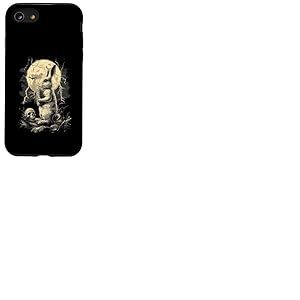 Lapin Cr&acirc;ne Lune Gothique Homme Femme Cr&acirc;ne Lapin Coque pour iPhone SE (2020) / 7/8