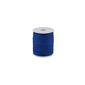 cyclingcolors 1x Cordon Cordelette Tressée 4 mm 25 m polypropylène Bracelet Pendentif Bijoux Collier Laisse Lacet Ceinture décoration Couture, Bleu Cobalt