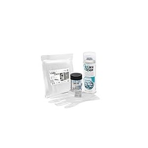 ErrecHome Kit de Nettoyage Climatisation, contient Clima Foam nettoyant mousse climatiseur, housse de protection Clima Cover, Clima Tabs 40 tablettes de nettoyage évacuation condensats, gants