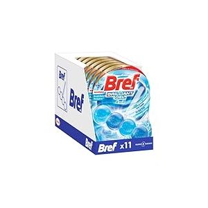 BREF WC Brilliant Gel Fraîcheur Polaire – Lot de 11 Blocs WC (11x50g) – Produit Nettoyant WC – Brillance Intense