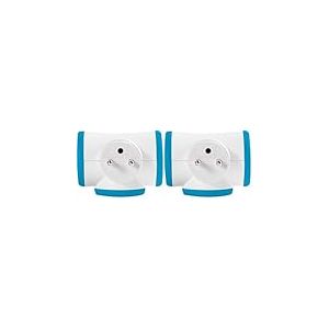 Triplite rotative - Bleue 3x16A - Watt&Co, Bleu (Lot de 2)