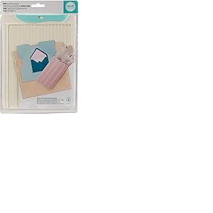 We R Memory Keepers Mini Score Board - Planche de Rainurage - 15,2 x 20,3 cm - Plioir en Os incluse - Pour le papercraft, la cr&eacute;ation de cartes et le DIY