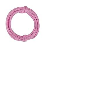 Rayher 55937264 Tube tricoté avec fil de fer p. arts créatifs, ø 5mm, 3m rose
