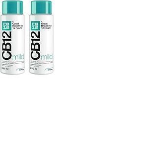 CHEFARO ESPA&Ntilde;OLA S.A Cb12 Mild Mint Enjuague Bucal 250Ml (Lot de 2)