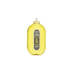 Method Nettoyant Sols, Application et Nettoyage Faciles, Entretient et Préserve l'Éclat des Sols Carrelés, Parfum Citron et Gingembre, Bouteille de 739 ml