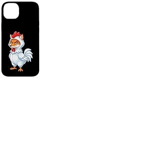 Costume Amusant de Renard dans Un Poulet Coque pour iPhone 14 Plus