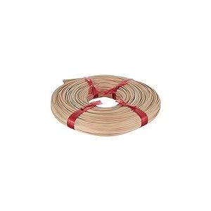 Rayher Rotin rond 2,2mm Qualité 1A, nature, 1 rouleau, 500g, Ø 2,2mm, moelle de rotin, bande rouge, arts créatifs, vannerie, corbeilles, paniers-6503200, Multicolore, 3 x 3 x 0.35 cm