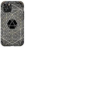 Géométrie sacrée Octaèdre Hexagone Géométrique Hexagone Coque pour iPhone 11 Pro