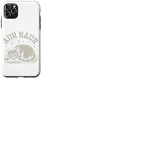 AUR Naur Tshirt Chats Dr&ocirc;le Chat Kitty Chaton Chats Tomcat Coque pour iPhone 11 Pro Max