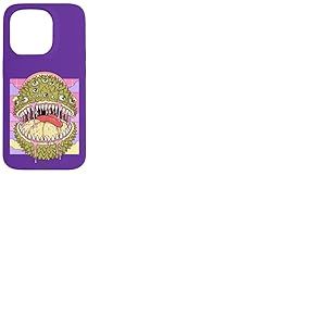 Weirdcore Oculaires esth&eacute;tiques Kawaii Durian Coque pour iPhone 15 Pro