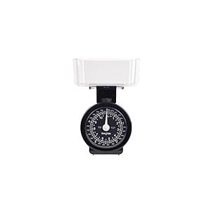 Salter Balance de Cuisine M&eacute;canique avec bol Compacte - Capacit&eacute; 5kg - Garantie 15 ans - Noir