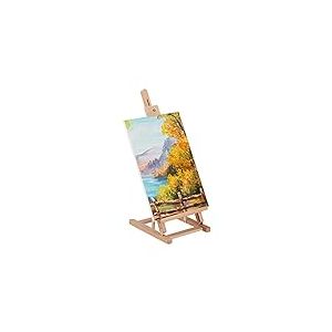 relaxdays Chevalet de Table. inclinable, Ajustable en Hauteur, Jusqu’à A3, HxLxP 98 x 29 x 32 cm, Bois de hêtre, Nature