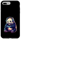 Panda Jeu Animal Jeux Vid&eacute;o Dr&ocirc;le Panda Coque pour iPhone 7 Plus/8 Plus