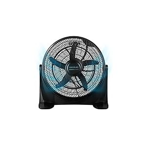 Cecotec Ventilateur Industriel de Sol EnergySilence 2000 FloorFlow, 90W, Diamètre 20" (50 cm), 3 Vitesses, 5 Pales Aérodynamiques, Utilisation Facile et Intuitive, Sécurité Maximale, Noir
