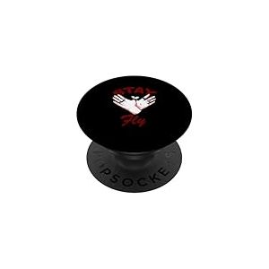 Maroon Red Burgundy Stay Fly Maroon Red Burgundy PopSockets PopGrip Adhésif