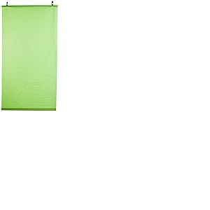 MADECOSTORE Store Enrouleur Voile Tamisant Easy Roll Tissu Uni Vert - L110 x H170cm - sans perçage