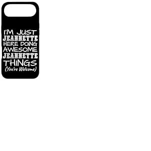 Just Jeannette Here Doing Jeannette Things Pr&eacute;nom Coque pour iPhone Air