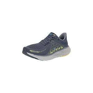 New Balance Homme Fresh Foam X 1080 V12 Chaussure de Course, Indigo Vintage/Ananas Cosmique/Gris Arctique, 43 EU Large