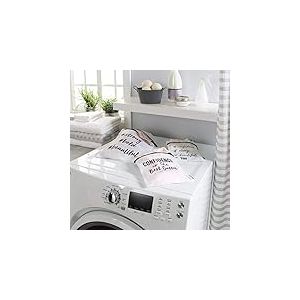 Woolite Trousse de toilette en maille, blanc