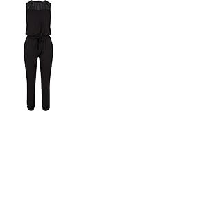 Urban Classics Combinaison Tech Mesh Femme Femme Salopette noir 5XL 95% Viscose, 5% &Eacute;lasthanne