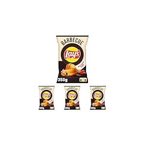 Lay's Chips saveur barbecue maxi format 350 g (Lot de 4)