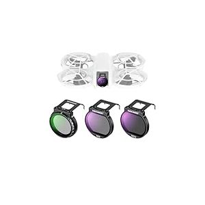 NEEWER Pack de 3 Filtres pour Drone Neo, Polariseur Circulaire à Densité Neutre CPL/ND8/ND32, Accessoires de Drone, Verre Optique HD Multicouche Fin Compatible avec DJI Neo, FL-N27