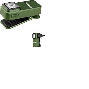 OLIGHT Oclip Vert lampe de poche à clip Source Rouge et Blanche 300lm Rechargeable avec Aspiration Magnétique et Trou de Suspension IPX5 Étanche Utilisée en Camping et Alpinisme