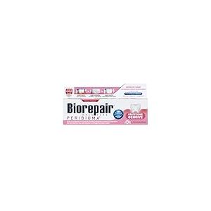 Biorepair, Zahnpasta zum Schutz des Zahnfleisches Peribiom, bekämpft und verhindert Zahnfleischprobleme, mit Probiotika, Feuchtigkeitsspendende Hyaluronsäure, ohne Fluor, 75 ml