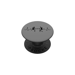 Jeu d'&eacute;checs - Jeu d'&eacute;checs - Jeu d'&eacute;checs - Jeu d'&eacute;checs PopSockets PopGrip Adh&eacute;sif