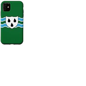 Drapeau du comté de Worcestershire West Midland Angleterre Coque pour iPhone 11